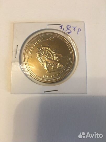 2 доллара Питкерн,Англия