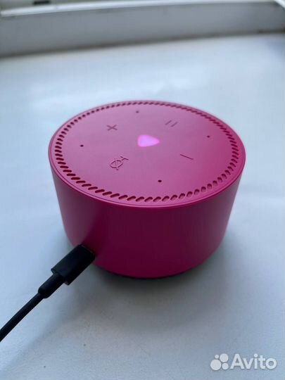 Яндекс станция Лайт с Алисой - розовый фламинго