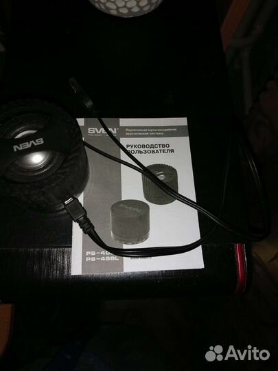 Портативная мультимедийная колонка Sven PS-40BL чё