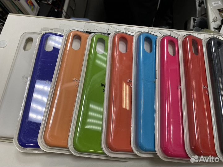 Чехлы Silicone Case iPhone XS MAX