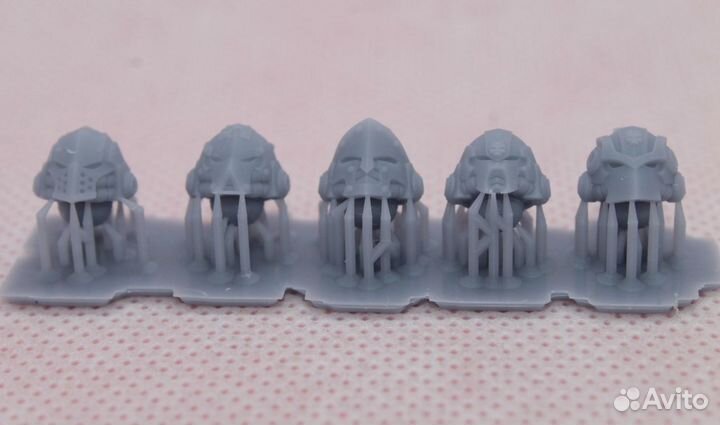 Головы/Битсы для миниатюр Warhammer Космодесант