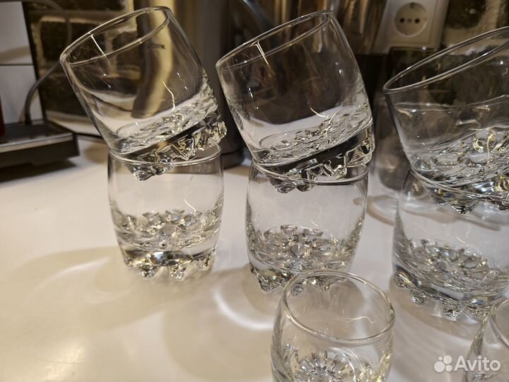 Pasabahce Sylvana стаканы и стопки