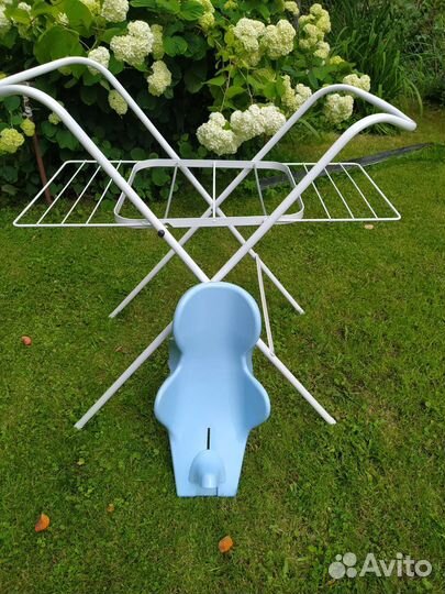 Подставка для ванночки и горка для купания