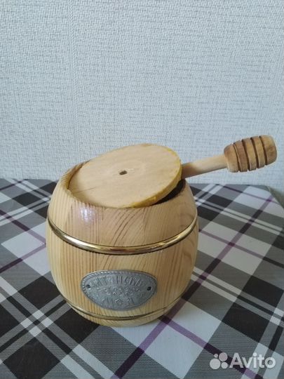 Боченок деревянный под мед, варенье