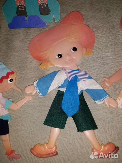 Куклы СССР шарнирные плоские