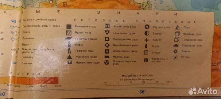 Карта Восточно-Европейская равнина