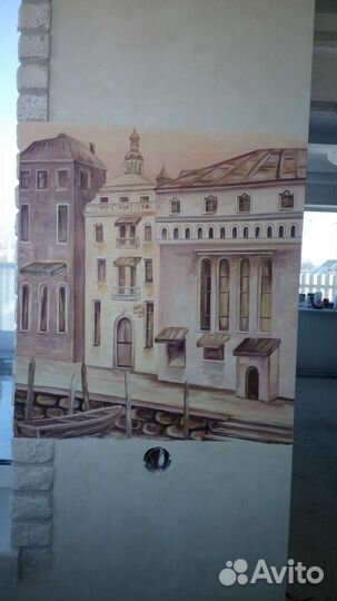 Роспись стен, барельеф