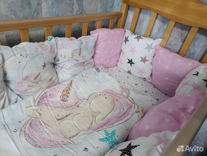 Бортики в детскую кроватку