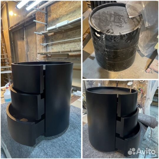 Покраска фасадов мебели