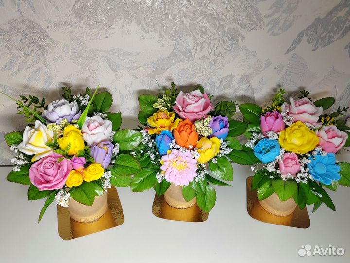 Букет из мыла