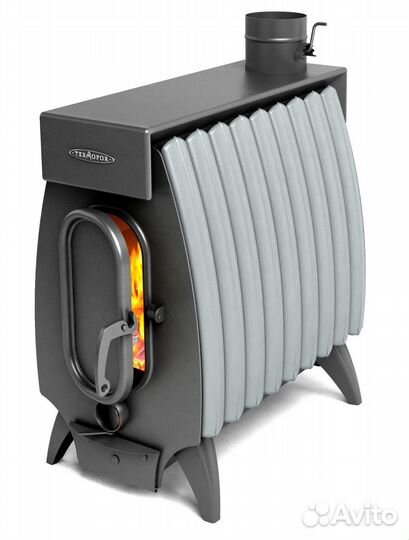 Печь отопительная огонь-батарея 9 лайт антрацит-с