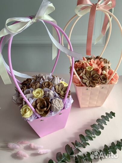 Букет из шоколадных цветов