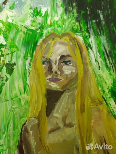 Картина акрилом 