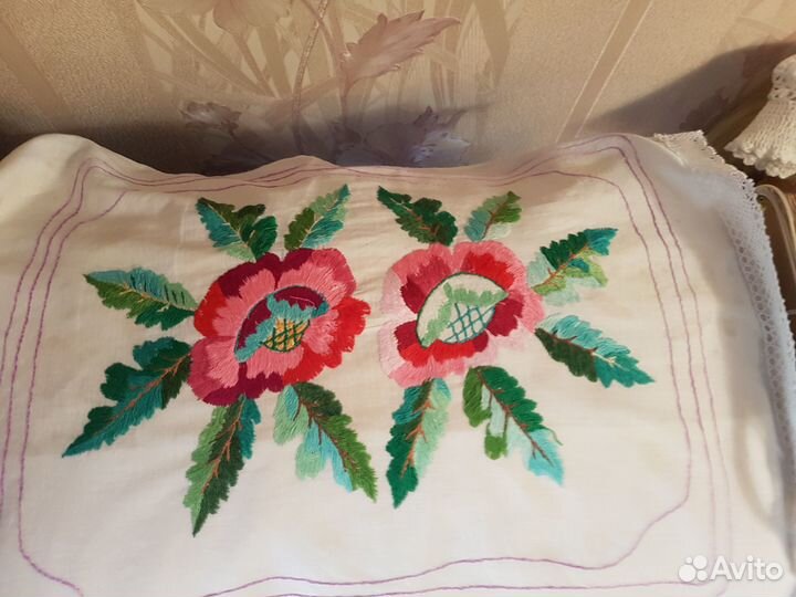 Убранство для кукольной кроватки из антикварных 2