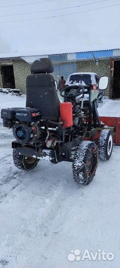 Минитрактор самодельный переломка