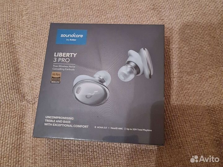 Anker Soundcore Liberty 3 Pro серые