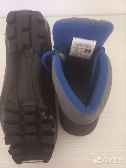 Лыжные ботинки размер 34