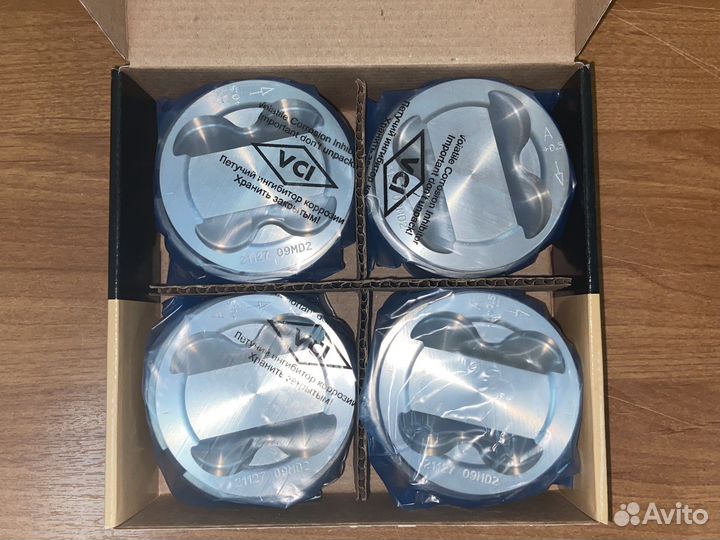 Поршня 21127 приора к16 кл 82,50 Ас кольцами