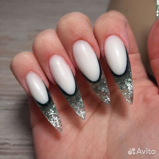 Маникюр на дому наращивание ногтей