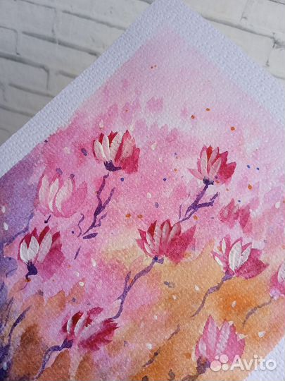 Открытки ручной работы акварель