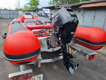 Риб Навигатор 400R Pro с мотором и прицепом