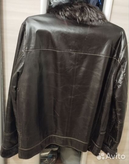 Куртка дубленка кожа мужская