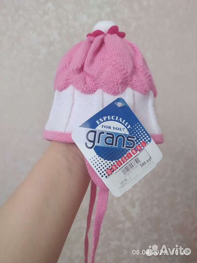 Шапочка для девочки весна