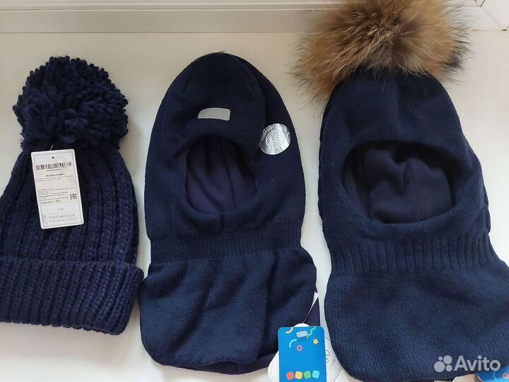 Новые шапки,шлемы на мальчика р.46-48