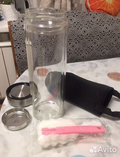 Бутылка заварочная из стекла