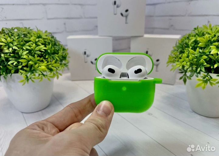 AirPods 3 Luxe 1:1 Airoha Высшего качества + Чехол