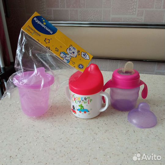 Бутылочки для кормления avent, Nuk, сказка и др