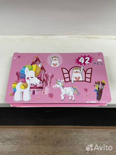 Набор для рисования в кейсе Единорог, 42 предмета