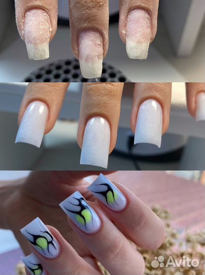 Модель на коррекцию ногтей