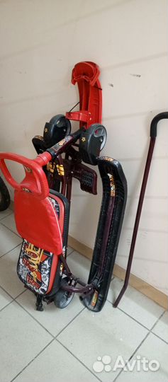 Детский снегокат с колесами