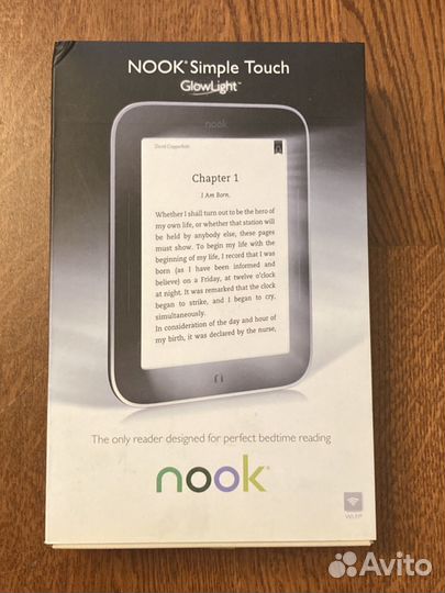 Коробка от электронной книги Nook simple touch