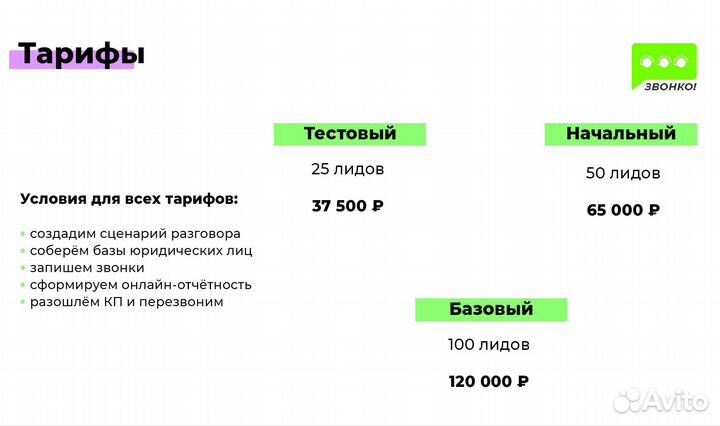 Услуги колл центра. Холодные звонки. Лидогенерация