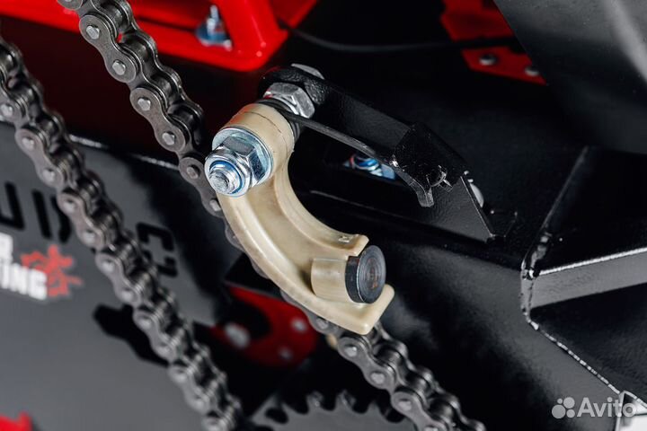 Мотобуксировщик ikudzo 2.0 EK19 Черно-красный