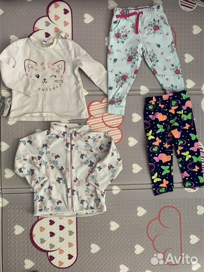 Одежда для девочки пакетом 80 86