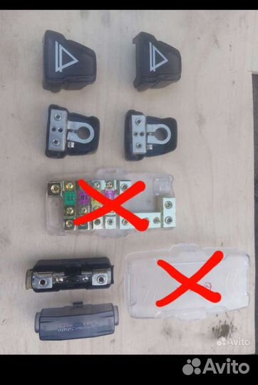 Клеммы Aura btp-2028 + и, предохранитель