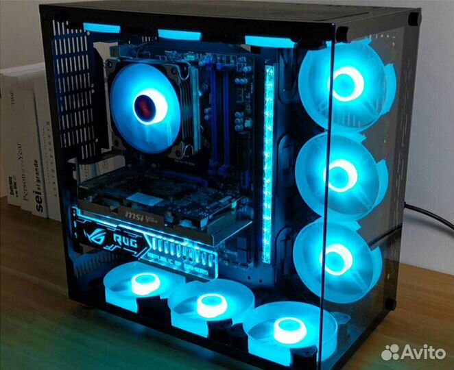 Кулер 120 мм RGB 6 шт. Система охлаждения