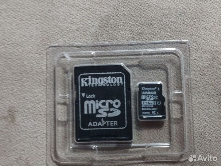 Карта памяти MicroSD kingston 128GB
