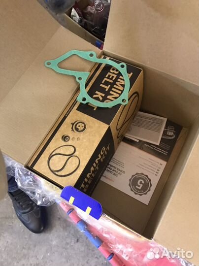 Комплект грм ford focus с помпой