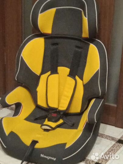 Детское авто кресло мишутка