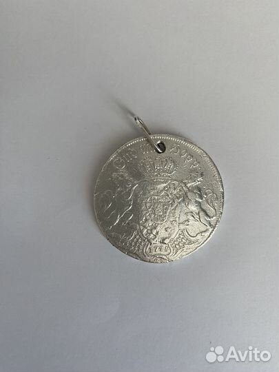 Монета Швеция 1 риксдалер, 1748