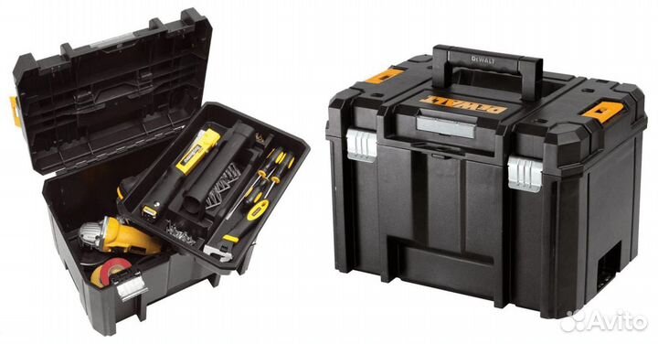 Бокс Ящик Чемодан Tstak, Сумка, Шуруповерт DeWalt