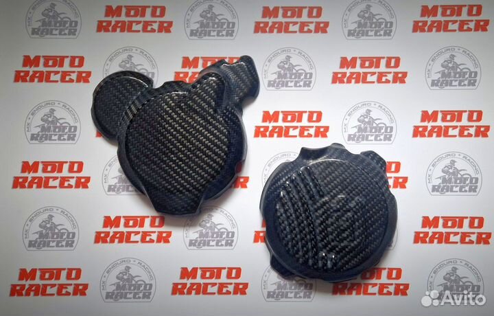 Защитные карбоновые крышки двигателя KTM