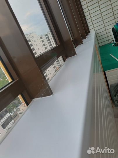 Установка откосов и подоконников