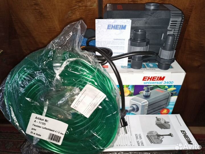 Универсальный насос eheim 3400 + воздушный шланг