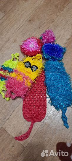 Мочалки ручной вязки