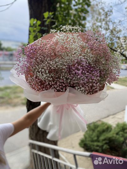 Букет из Гипсофилы